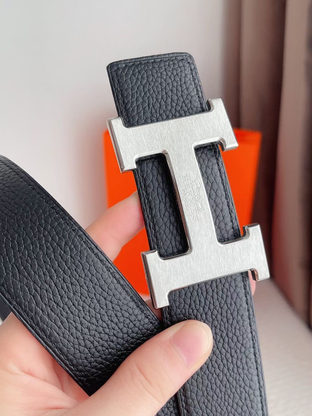 Hermes-CONSTANCE BELT BUCKLE & REVERSIBLE LEATHER STRAP 38MM 爱马仕专柜同步 进口双面小牛皮 精钢精品五金 双面可用