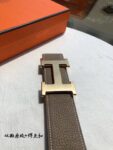 Hermes爱马仕 男士双面原版皮腰带38mm，搭配精钢H焊点扣