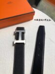 Hermes爱马仕 男士双面原版皮腰带38mm，搭配精钢H焊点扣 /