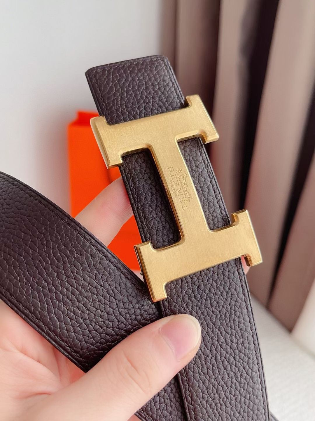 Hermes-CONSTANCE BELT BUCKLE & REVERSIBLE LEATHER STRAP 38MM 爱马仕专柜同步 进口双面小牛皮 精钢精品五金 双面可用