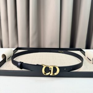 weigou_269600_0_e43aef3a44 Dior 24早春新款 C D搭扣黄铜腰带扣,小牛皮腰带 经典永存 2.0cm /
