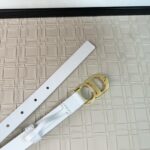 Dior 24早春新款 C D搭扣黄铜腰带扣，小牛皮腰带 经典永存 2.0cm /
