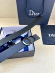 Dior Oblique 图案，经典元素呈现本季全新风采。设计精巧，可与各式 35 毫米腰带搭配，提升格调，打造现代精致的造型。 白/金色饰面黄铜，镌刻 Dior Oblique 图案 /