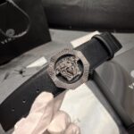 特P125 范思哲 宽4.0cm 原版美人图扣头，极富设计美感 ，双面采用意大利进口原版牛皮，清晰美观，皮质软，手感舒适， /