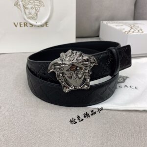 weigou_271290_0_3484605c9f Versace 原单腰带,进口原版头层牛皮,搭配经典美人头真空电镀五金,宽度3.8cm 配全套包装礼盒🎁 /
