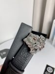 Versace 原单腰带，进口原版头层牛皮，搭配经典美人头真空电镀五金，宽度3.8cm /