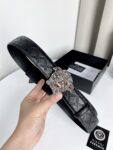 Versace 原单腰带，进口原版头层牛皮，搭配经典美人头真空电镀五金，宽度3.8cm /