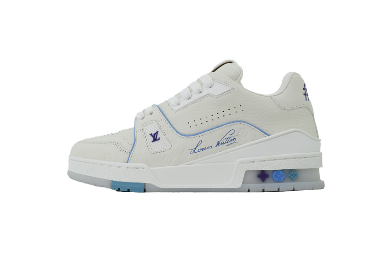 【EA0GZ】邮轮蓝 LV板鞋 Louis Vuitton Cruise Blue 时尚板鞋