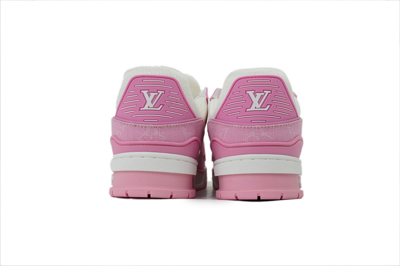 【EA0GZ】粉牛仔 LV板鞋 Louis Vuitton Pink Cowboy 时尚板鞋