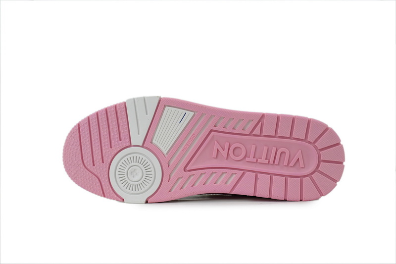 【EA0GZ】粉牛仔 LV板鞋 Louis Vuitton Pink Cowboy 时尚板鞋