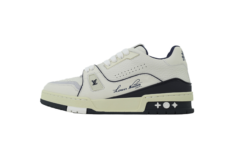 【EA0GZ】蓝水泥 LV板鞋 Louis Vuitton Blue cement 时尚板鞋