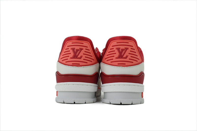 【EA0GZ】白红皮 LV板鞋 Louis Vuitton White red skin 时尚板鞋
