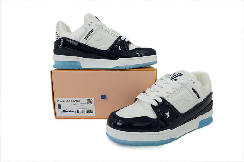 yupoo_286690_ba94ba3b.jpg 【EA0GZ】漆皮蓝 LV板鞋 Louis Vuitton Lacquer blue 时尚板鞋