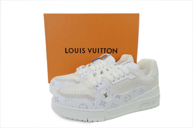 【EA0GZ】白老花 LV板鞋 Louis Vuitton Bai Lao Hua 时尚板鞋
