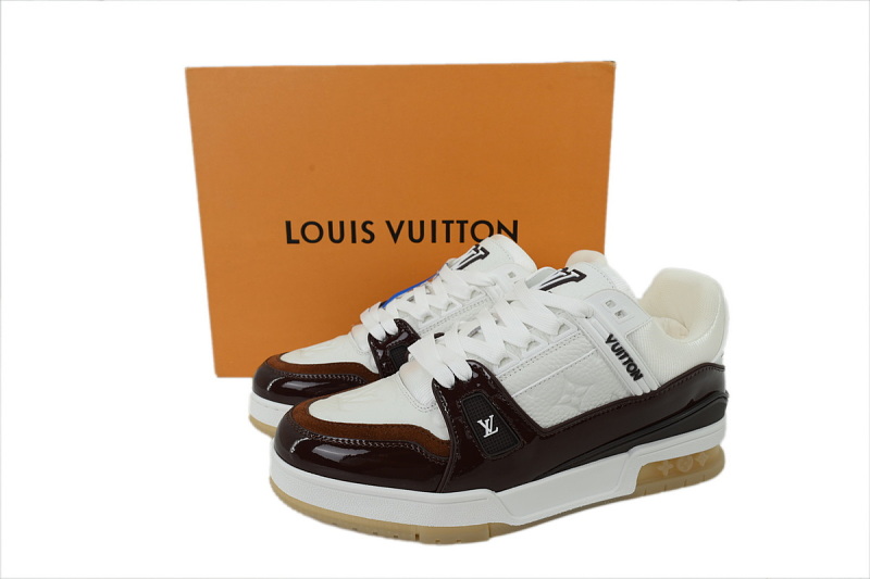 yupoo_286940_d34864c3.jpg 【EA0GZ】漆皮棕 LV板鞋 Louis Vuitton Lacquer brown 时尚板鞋