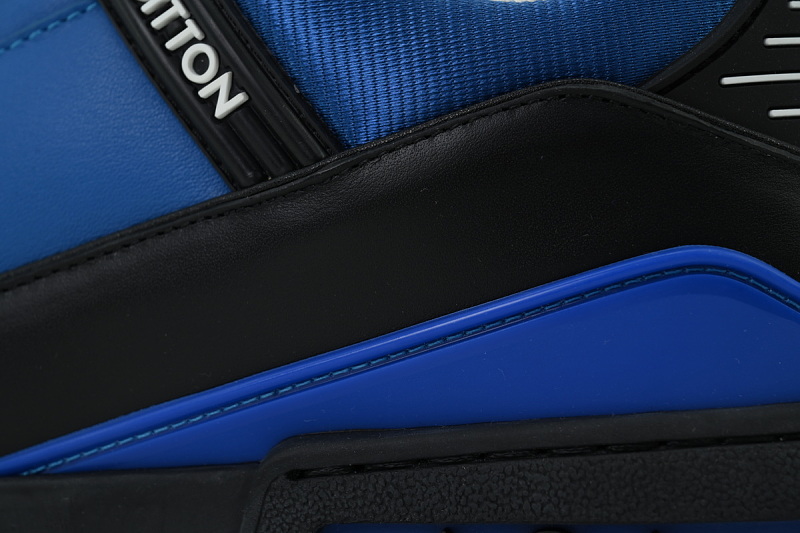 【EA0GZ】米兰蓝黑 LV板鞋 Louis Vuitton blue-black 时尚板鞋