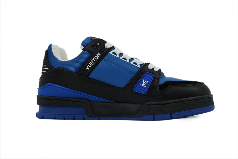 【EA0GZ】米兰蓝黑 LV板鞋 Louis Vuitton blue-black 时尚板鞋