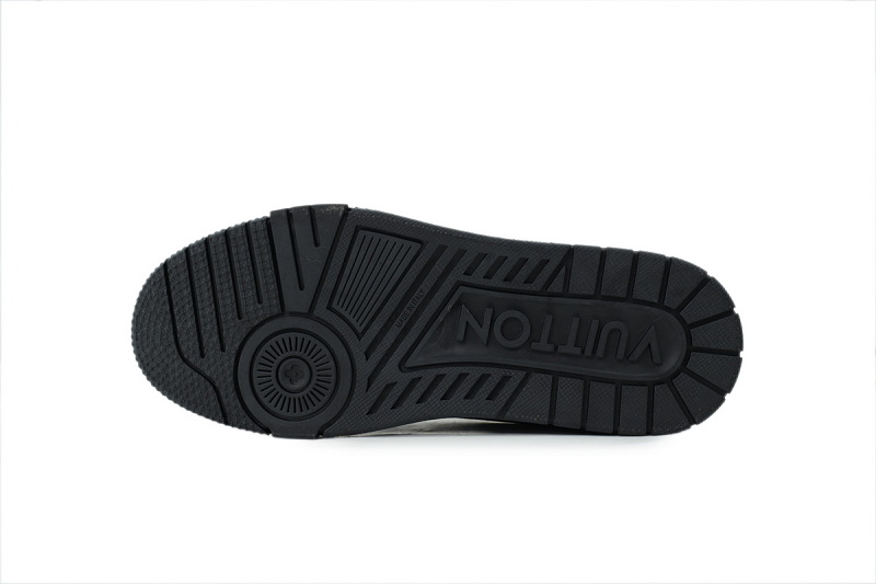 【EA0GZ】全黑水印 LV板鞋  Louis Vuitton All black watermark 时尚板鞋