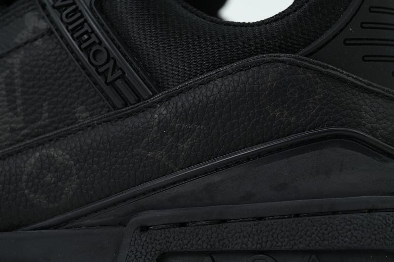 【EA0GZ】全黑水印 LV板鞋  Louis Vuitton All black watermark 时尚板鞋