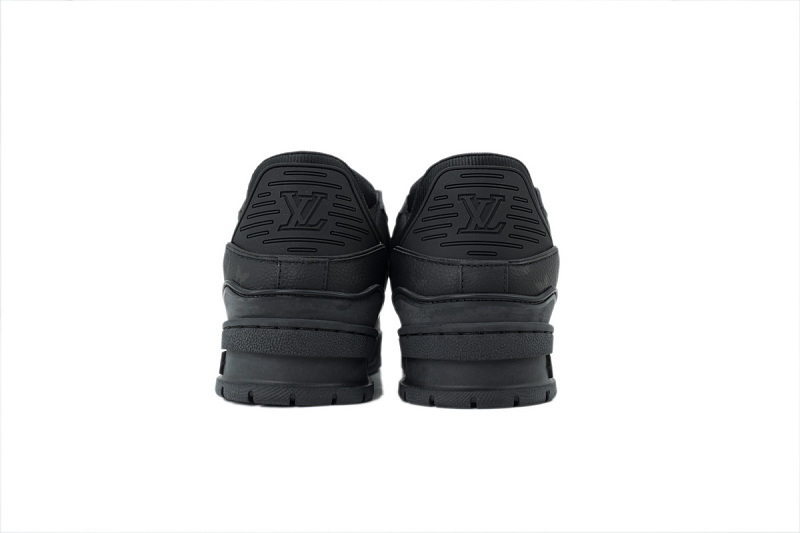 【EA0GZ】全黑水印 LV板鞋  Louis Vuitton All black watermark 时尚板鞋