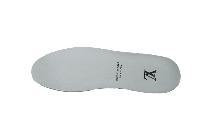 【EA0GZ】白蓝 LV板鞋  Louis Vuitton White-blue 时尚板鞋