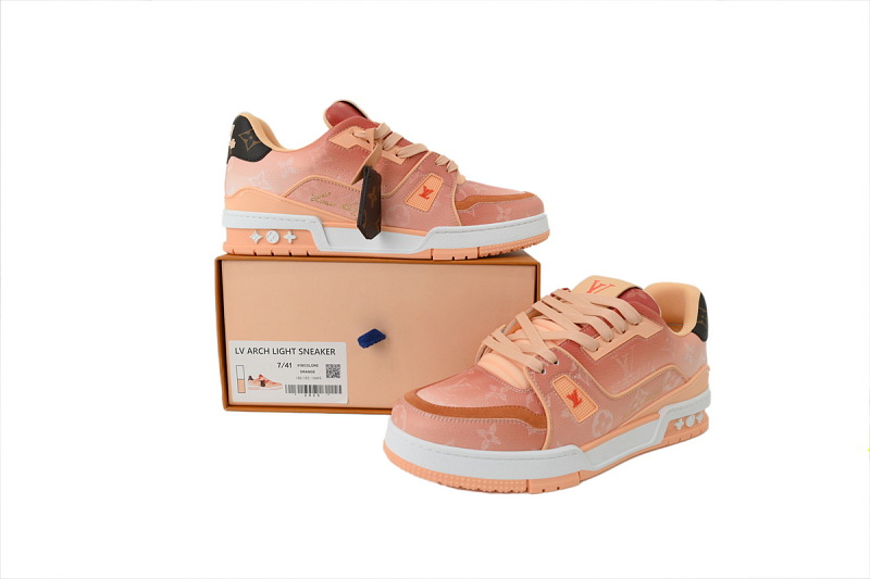 【EA0ET】新橙色 LV板鞋 Louis Vuitton Orange 时尚板鞋