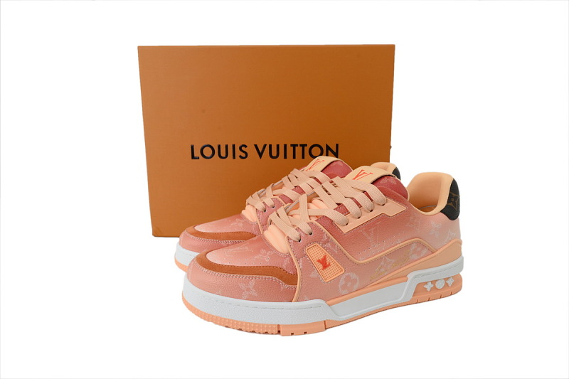 【EA0ET】新橙色 LV板鞋 Louis Vuitton Orange 时尚板鞋