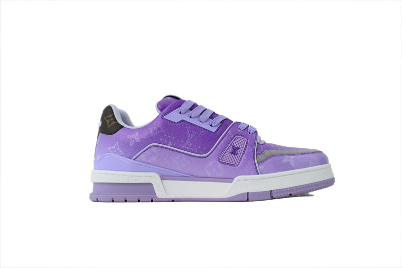 【EA0ET】新紫色 LV板鞋 Louis Vuitton Purple 时尚板鞋