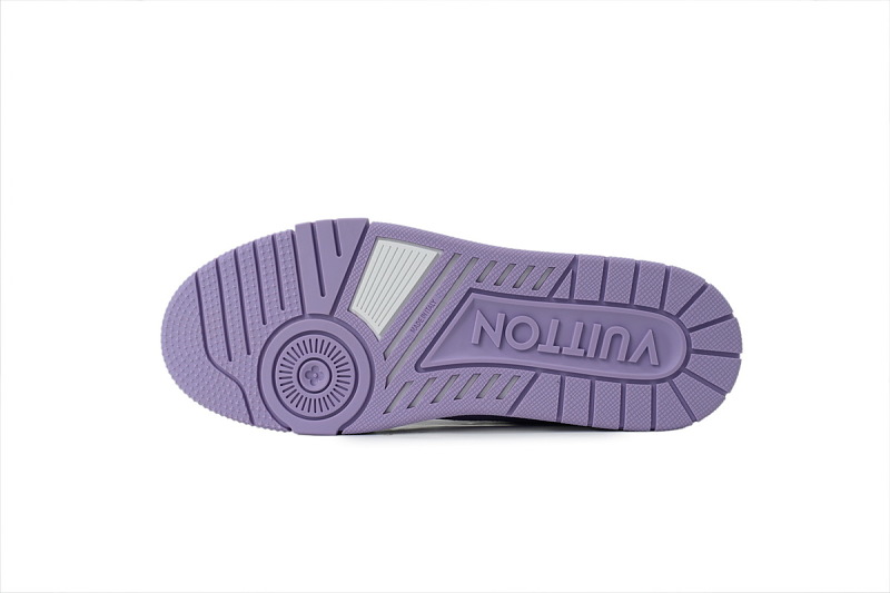 【EA0ET】新紫色 LV板鞋 Louis Vuitton Purple 时尚板鞋