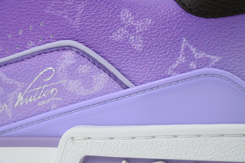 【EA0ET】新紫色 LV板鞋 Louis Vuitton Purple 时尚板鞋
