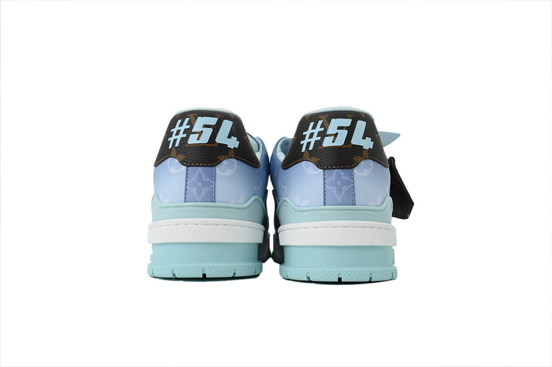 【EA0ET】新海蓝色 LV板鞋 Louis Vuitton Blue 时尚板鞋