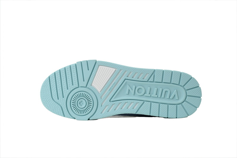 【EA0ET】新海蓝色 LV板鞋 Louis Vuitton Blue 时尚板鞋