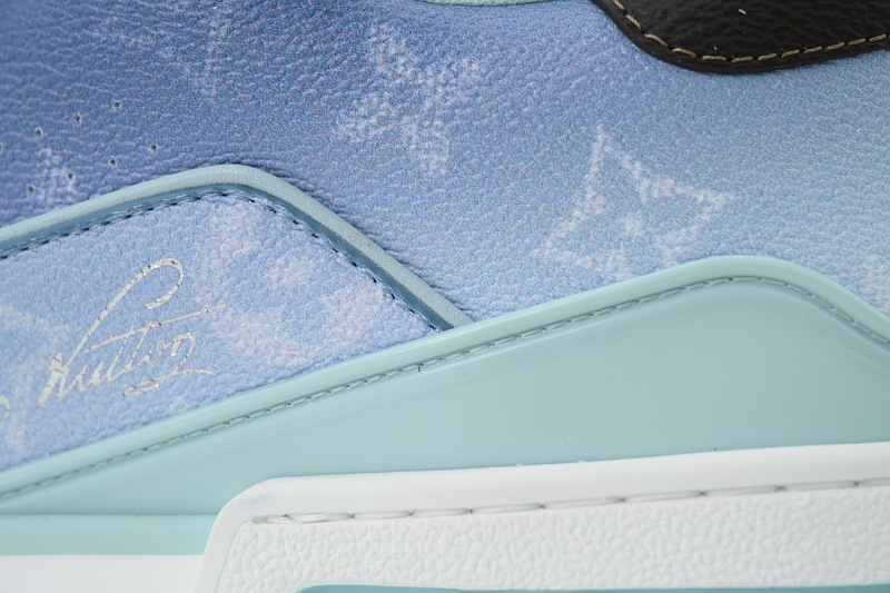 【EA0ET】新海蓝色 LV板鞋 Louis Vuitton Blue 时尚板鞋