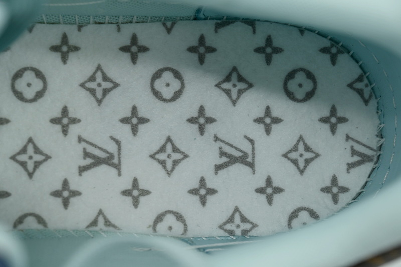 【EA0ET】新海蓝色 LV板鞋 Louis Vuitton Blue 时尚板鞋