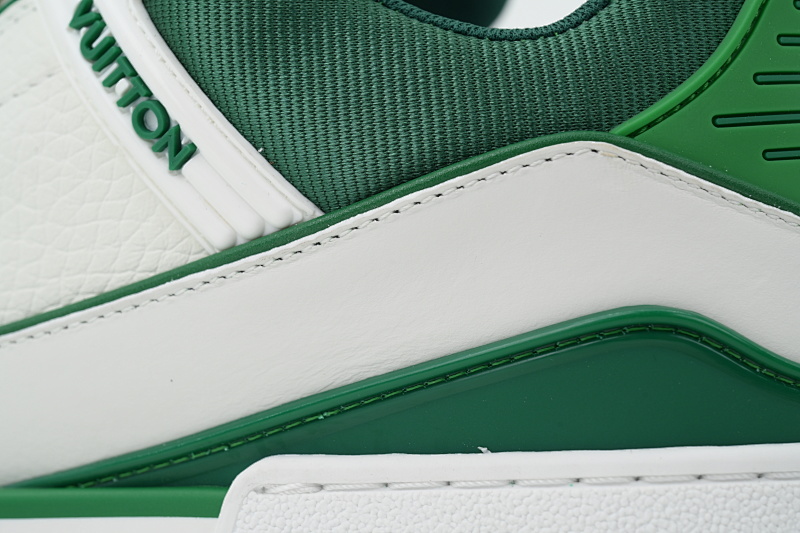 【EA0ET】新白绿 LV板鞋 Louis Vuitton New White Green 时尚板鞋