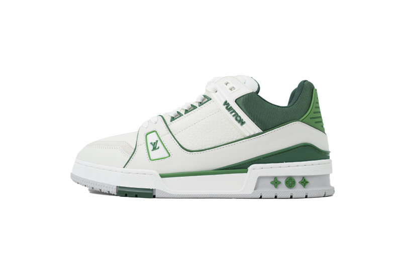 yupoo_287162_3ded4067.jpg 【EA0ET】新白绿 LV板鞋 Louis Vuitton New White Green 时尚板鞋