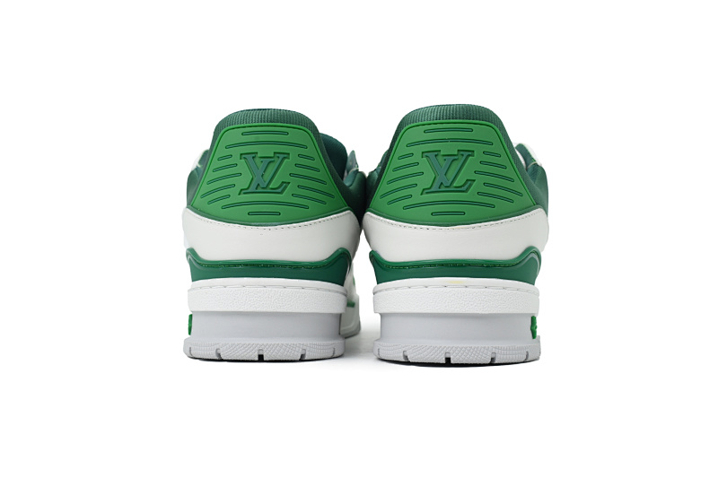 【EA0ET】新白绿 LV板鞋 Louis Vuitton New White Green 时尚板鞋