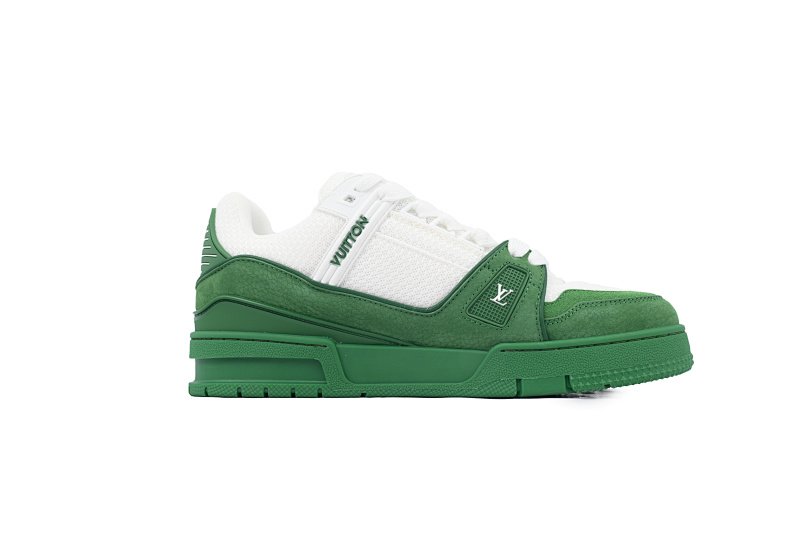yupoo_287307_efdd04fa.jpg 【EA0ET】白绿 LV板鞋 Louis Vuitton White Green 时尚板鞋