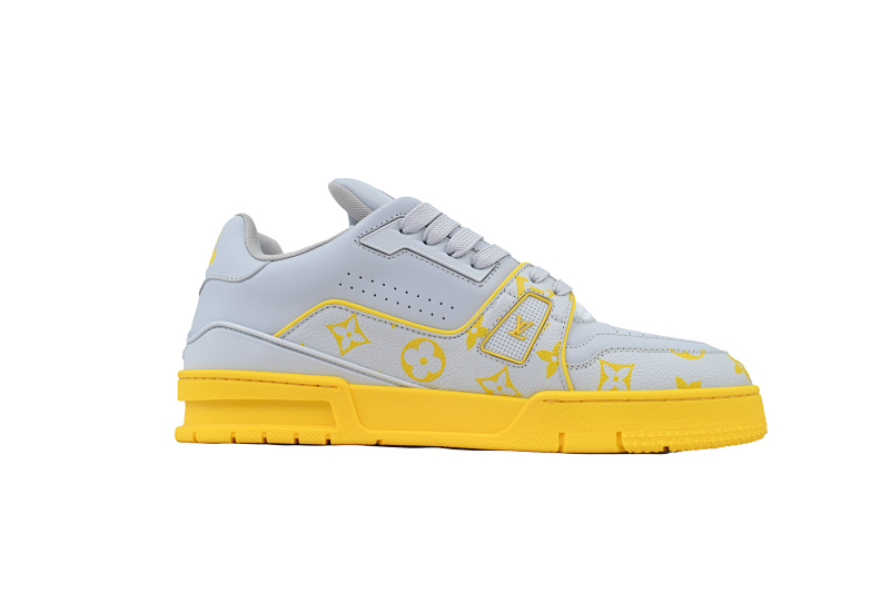 【EA0ET】灰色彩印 LV板鞋 Louis Vuitton Grey Color Printing 时尚板鞋
