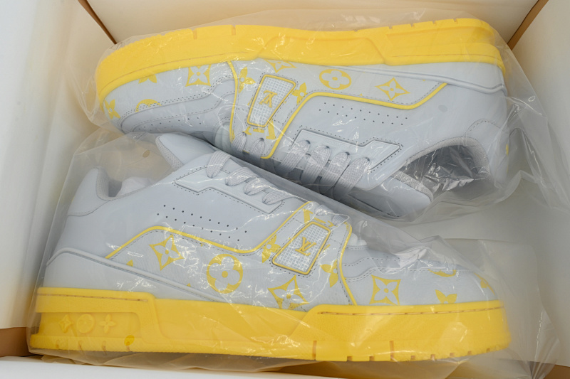 【EA0ET】灰色彩印 LV板鞋 Louis Vuitton Grey Color Printing 时尚板鞋