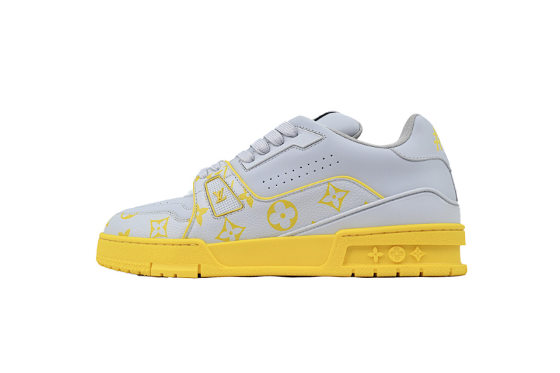 【EA0ET】灰色彩印 LV板鞋 Louis Vuitton Grey Color Printing 时尚板鞋