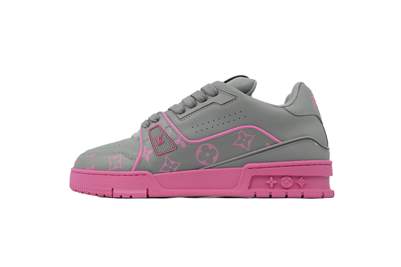 【EA0ET】深灰彩印 LV板鞋 Louis Vuitton Dark Gray Color Printing  时尚板鞋
