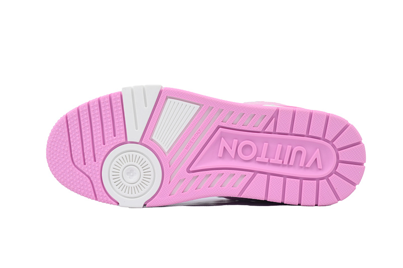 【EA0ET】白粉牛仔 LV板鞋 LOUIS VUITTON Pink Cowboy 时尚板鞋