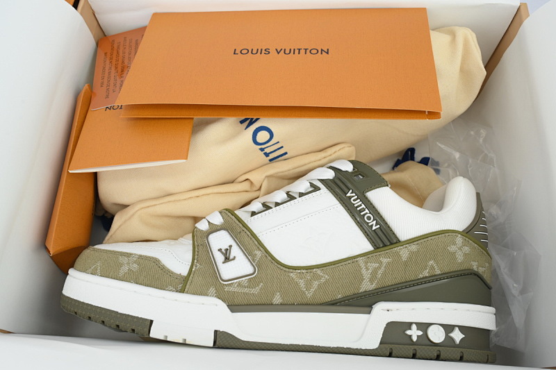 yupoo_287536_53b051dd.jpg 【EA0ET】军绿牛仔 LV板鞋 LOUIS VUITTON Military Green Cowboy 低帮时尚板鞋