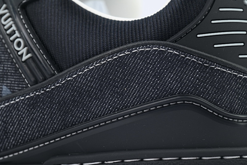 yupoo_287561_de0b4272.jpg 【EA0ET】新全黑牛仔 LV板鞋 LOUIS VUITTON New All Black Denim 低帮时尚板鞋