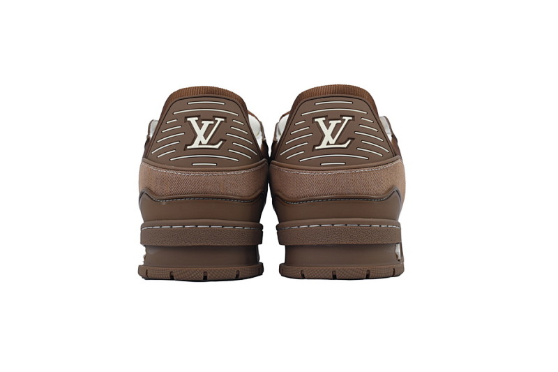【EA0ET】棕色牛仔 LV板鞋 Louis Vuitton  Brown Cowboy  时尚板鞋