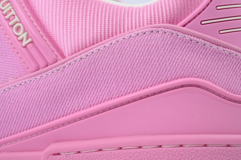 【EA0ET】粉牛仔 LV板鞋 Louis Vuitton Pink Cowboy 时尚板鞋