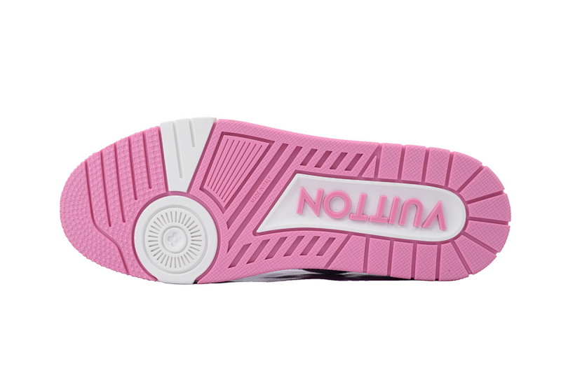 【EA0ET】粉牛仔 LV板鞋 Louis Vuitton Pink Cowboy 时尚板鞋