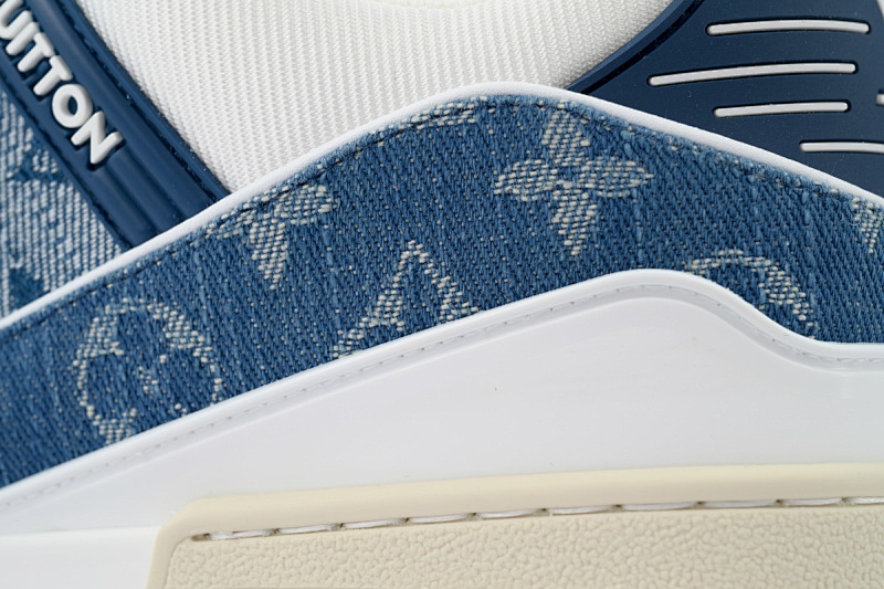 【EA0ET】蓝布仔透明 路易威登 LV休闲板鞋 LOUIS VUITTON Trainer