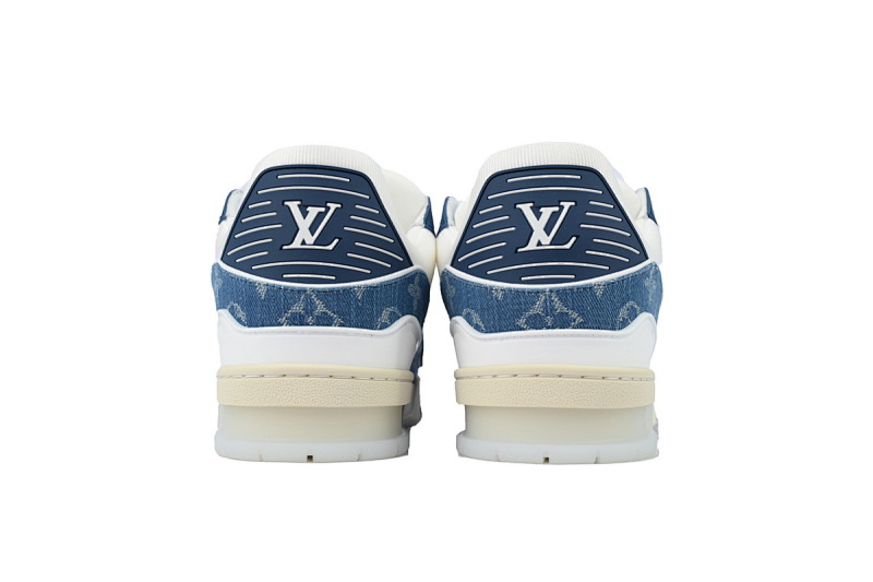 【EA0ET】蓝布仔透明 路易威登 LV休闲板鞋 LOUIS VUITTON Trainer